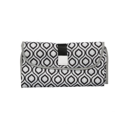 Portable Waterproof Diaper Changing Pad Clutch – Foldable Baby Mat with Toy Ring & Barrier Design (70x50cm)