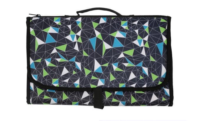 Portable Waterproof Baby Diaper Changing Mat – Foldable Travel Pad with Storage, Compact & Washable (90x60cm)