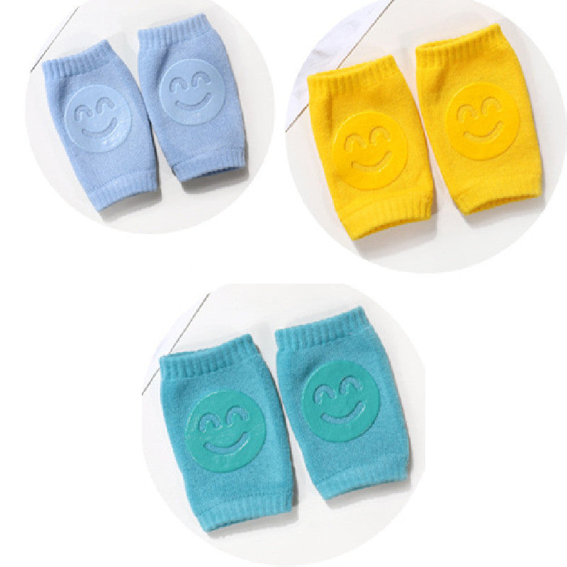 Baby Knee Pads – Soft Non-Slip Crawling Socks for Infants, Cotton Blend (1–3 Pairs)