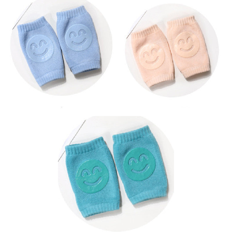 Baby Knee Pads – Soft Non-Slip Crawling Socks for Infants, Cotton Blend (1–3 Pairs)
