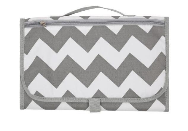 Portable Waterproof Baby Diaper Changing Mat – Foldable Travel Pad with Storage, Compact & Washable (90x60cm)