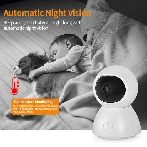 Baby Monitor Surveillance Camera 5-inch
