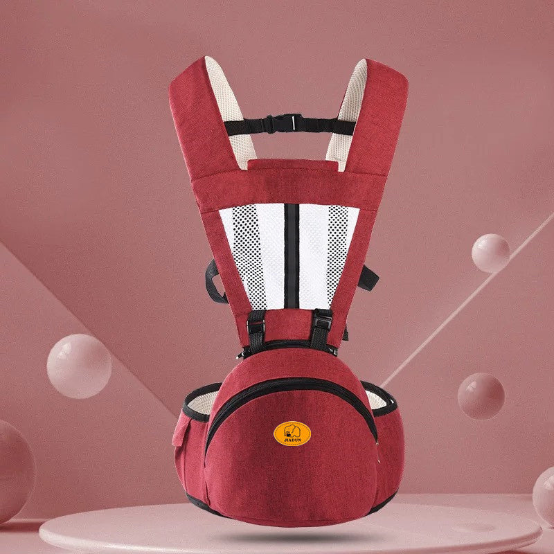 Ergonomic Baby Hip Seat Carrier – Adjustable Waist Stool with Storage Pocket & Buckle Strap for Infants and Toddlers