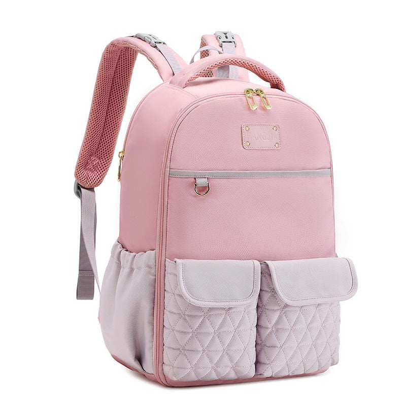 Large Capacity Mummy Diaper Bag Backpack – Waterproof, Multi-Pocket Baby Bag with Wet/Dry Separation (28x14x43cm)